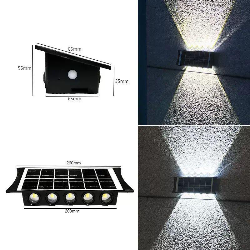 Applique Solare 10 LED Bidirezionale
