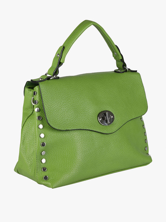 Sweet Years Borsa Donna a Tracolla con Chiusura a Vite e Borchie - Firmata, Rock Chic | Unica