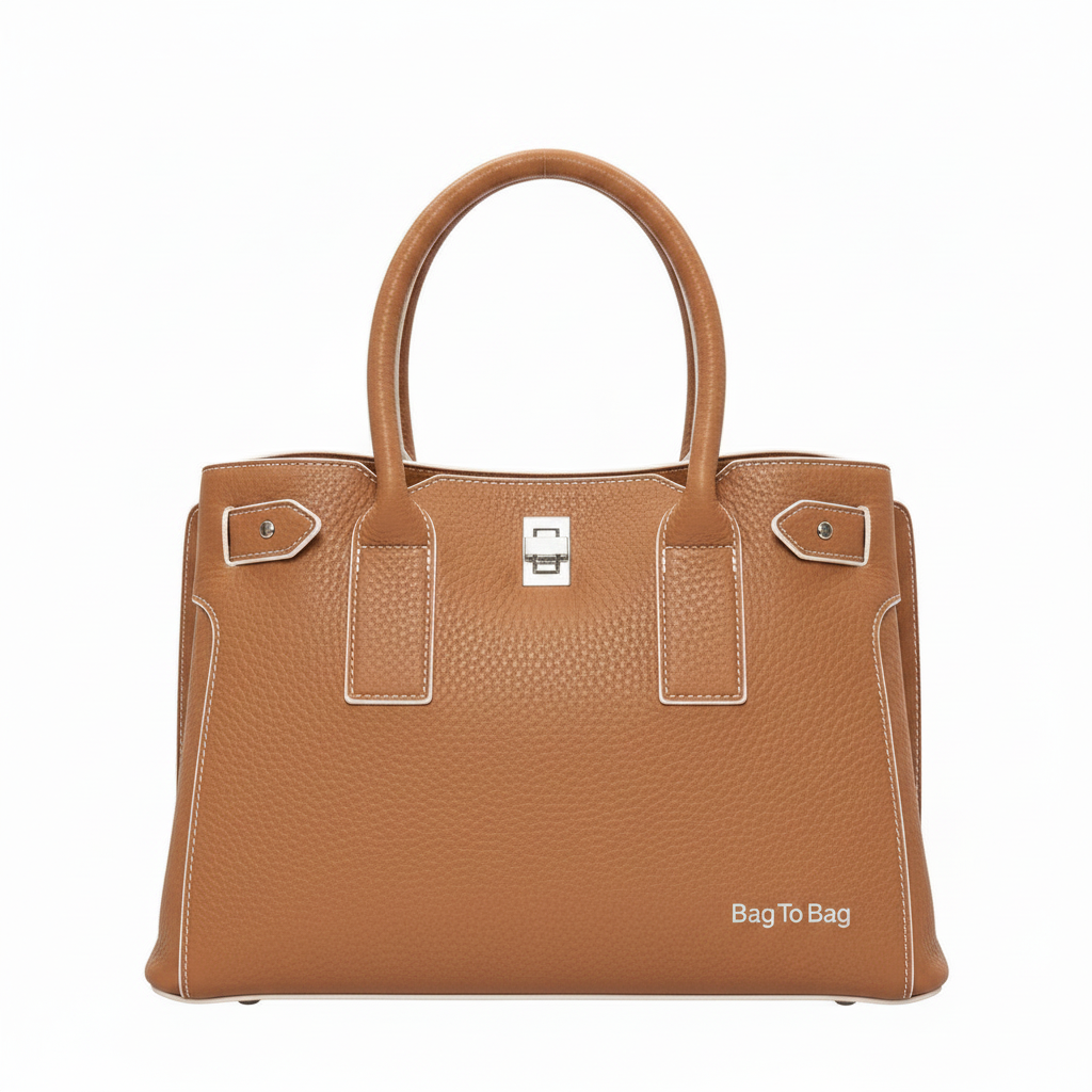 Turbo Bags Borsa a Mano Donna Verde Lime - Ecopelle Strutturata, Elegante e Capiente | Colore Vivace