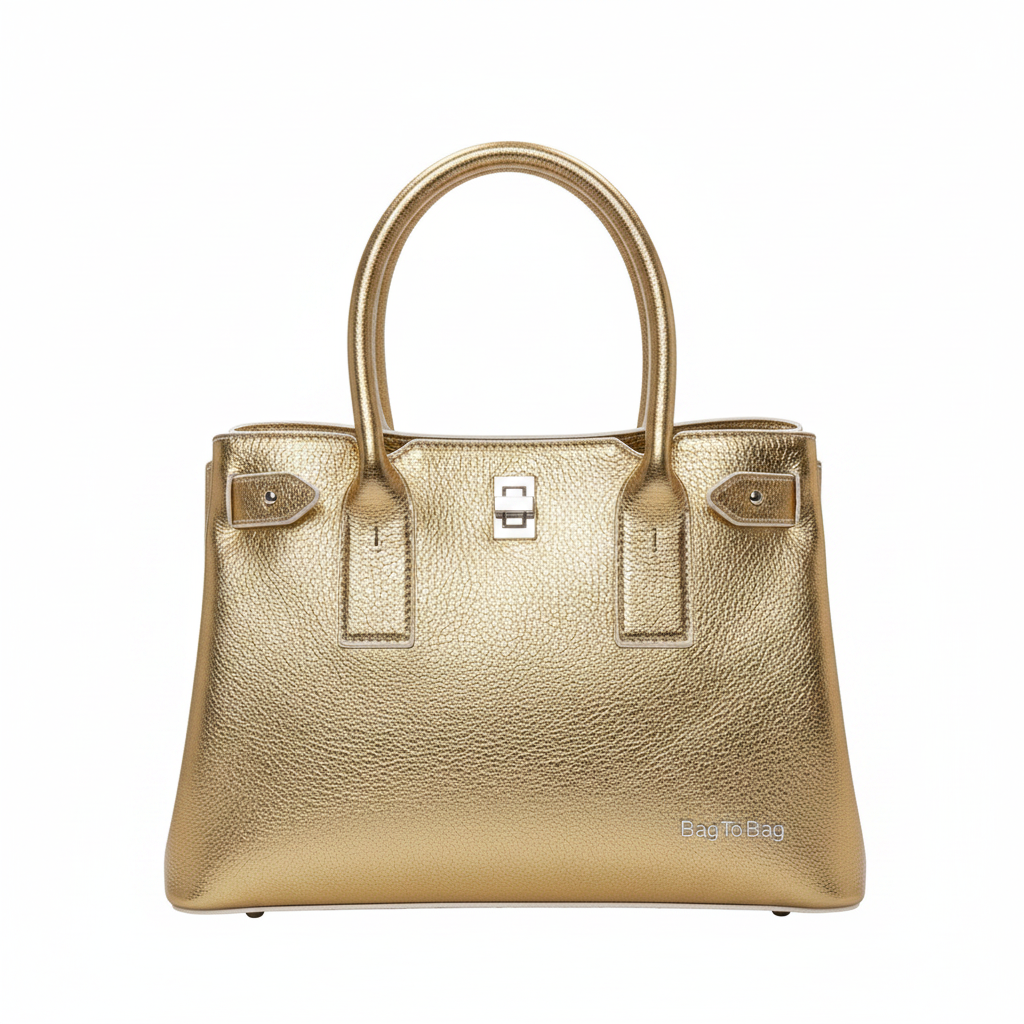 Turbo Bags Borsa a Mano Donna Verde Lime - Ecopelle Strutturata, Elegante e Capiente | Colore Vivace