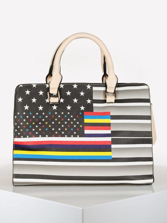 Solada Borsa a mano con stampe