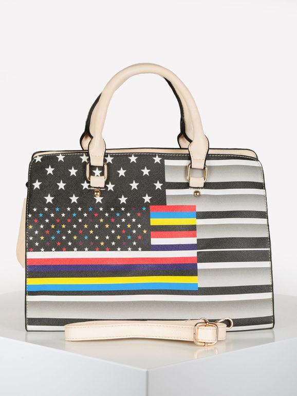 Solada Borsa a mano con stampe