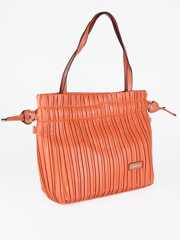 Borsa a spalla con trama lavorata