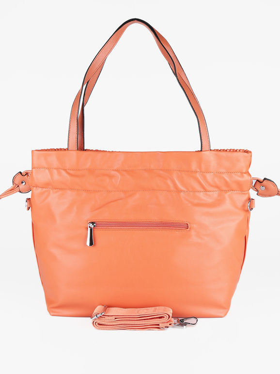 Borsa a spalla con trama lavorata