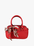 Borsa a mano Charro rossa con foulard