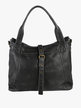 Borsa donna hobo con fibbia blu scuro