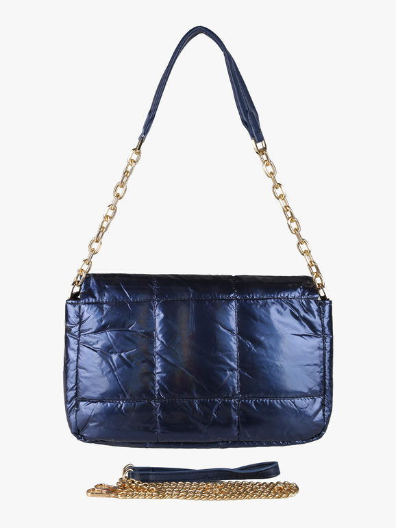 Solada Borsa donna puffer trapuntata con manico a catena