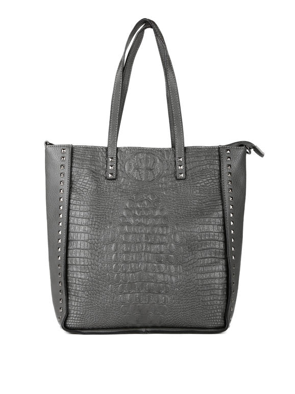 Borsa donna shopper con borchie