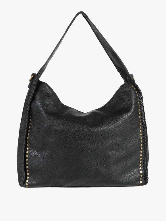 Solada Borsa hobo con borchie