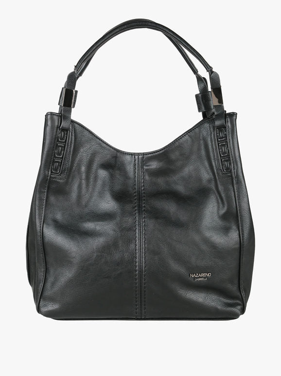 Nazareno Gabrielli Borsa hobo da donna con doppi manici