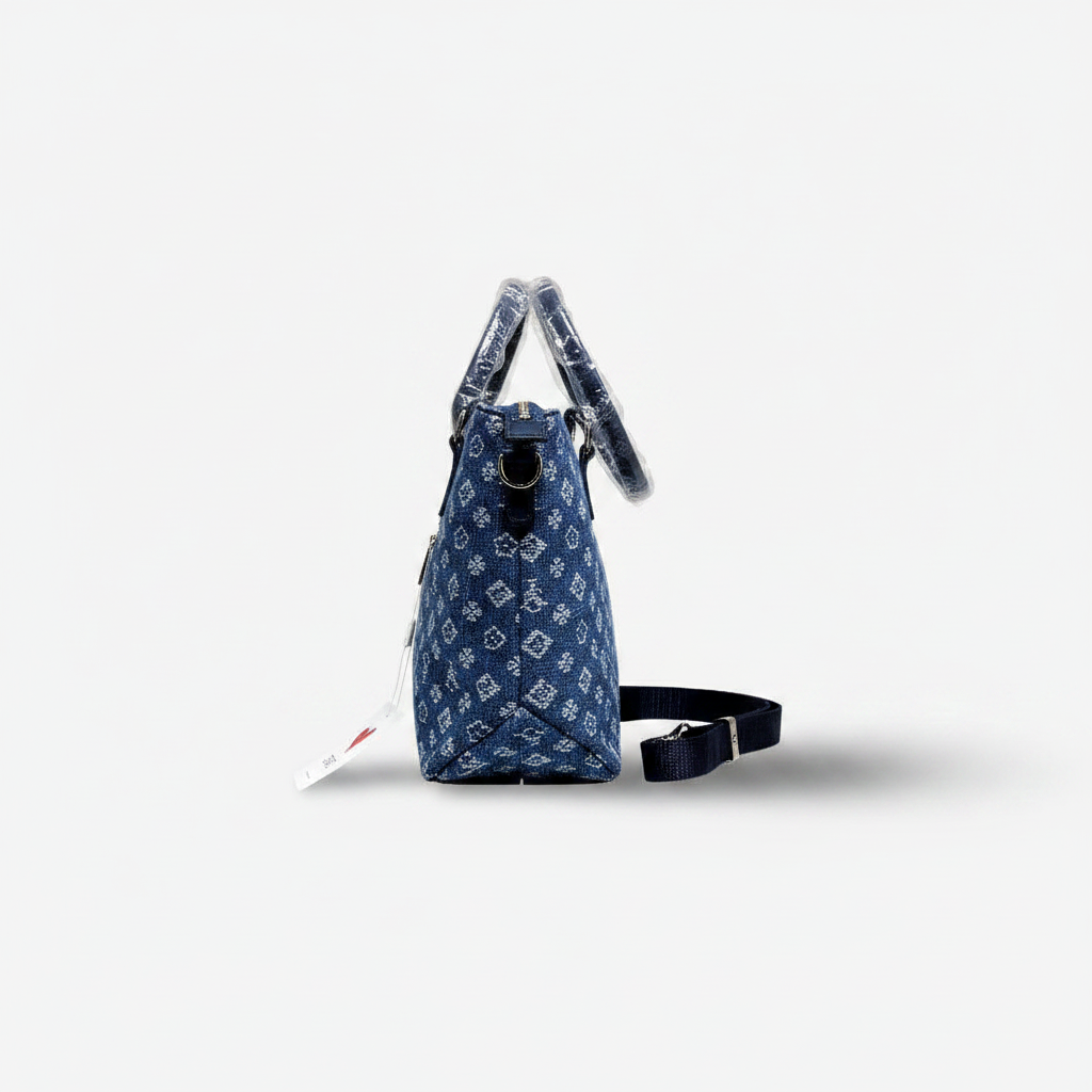 Sweet Years Borsa Shopper Donna Monogram Denim - Capiente, Firmata, 4 Colori | Stile Urban Chic