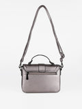 Borsa da sera grigio metallizzato