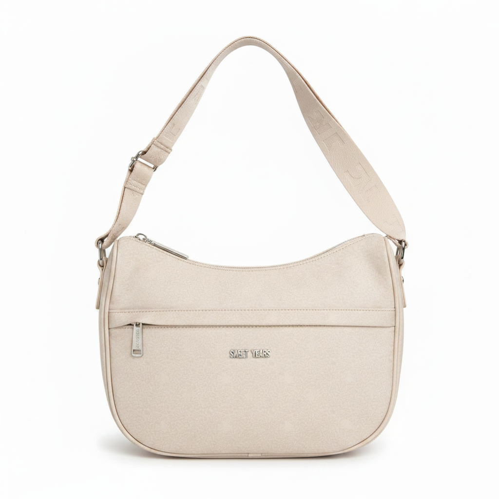 Sweet Years Borsa a Tracolla Donna Nera - Similpelle Firmata, Classica e Versatile | Eleganza Quotidiana