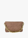 Borsa trapuntata Solada khaki con tracolla