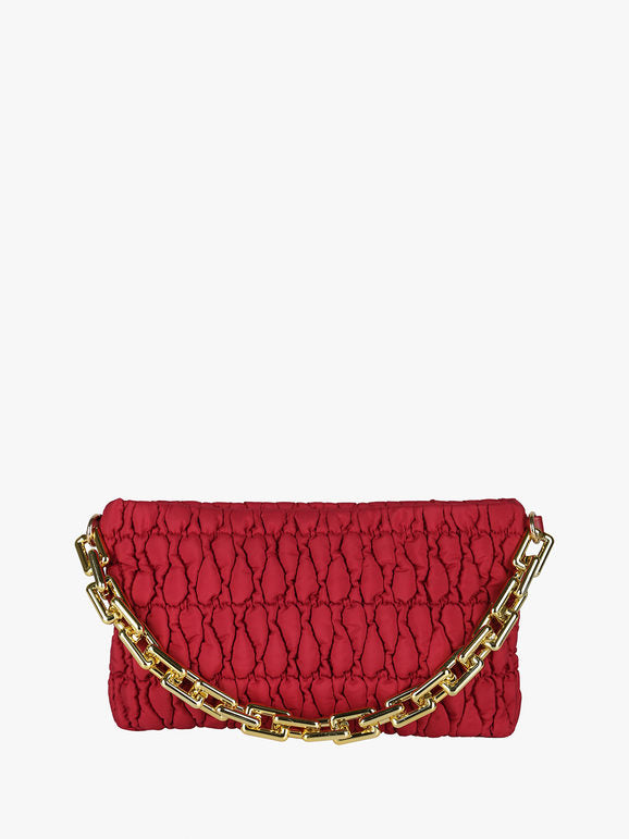 Borsa trapuntata Solada rossa con tracolla