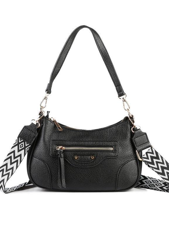 Borsetta a tracolla con cerniera