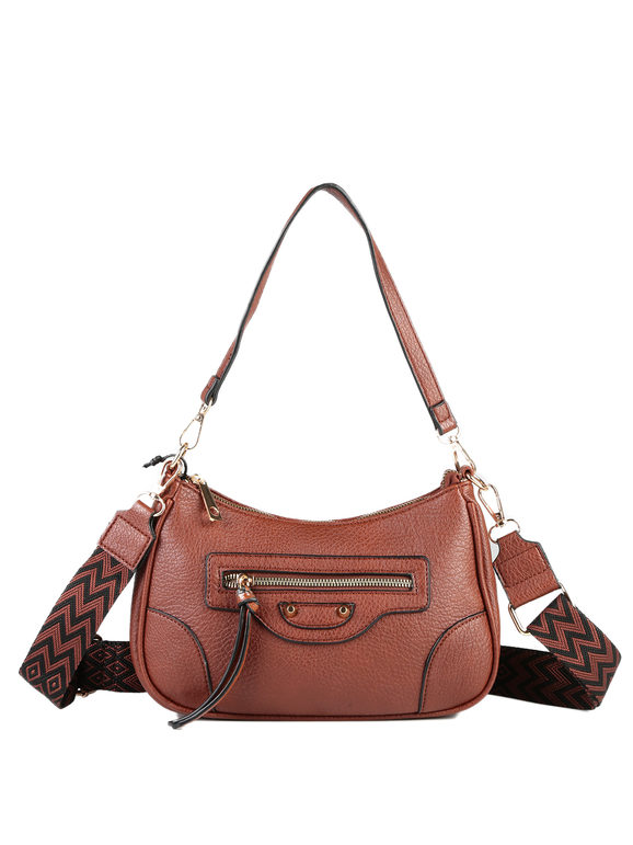 Borsetta a tracolla con cerniera