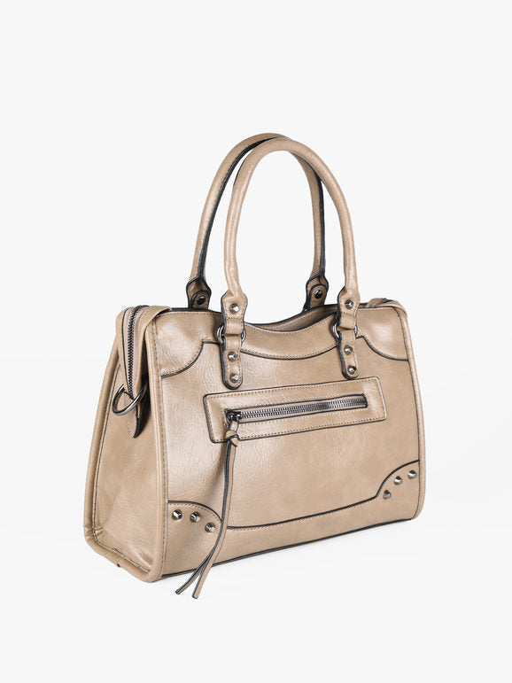 Solada Borsetta donna a mano con borchie