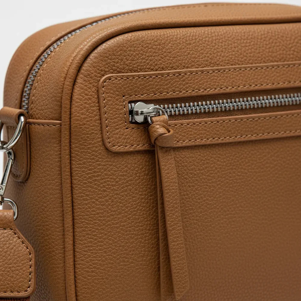 Borsa Tracolla Organizzata Donna con 5 Zip - Multi-Tasca, Capiente, 9 Colori | Pratica Ogni Giorno