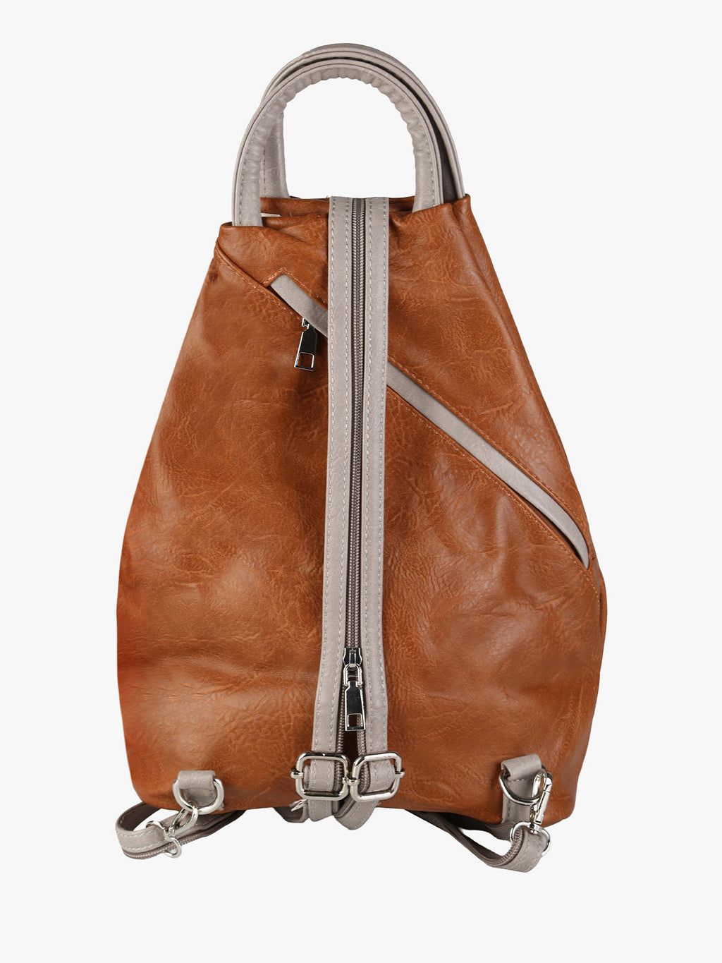 Zaino Donna Solada in Ecopelle Bicolore — Marrone