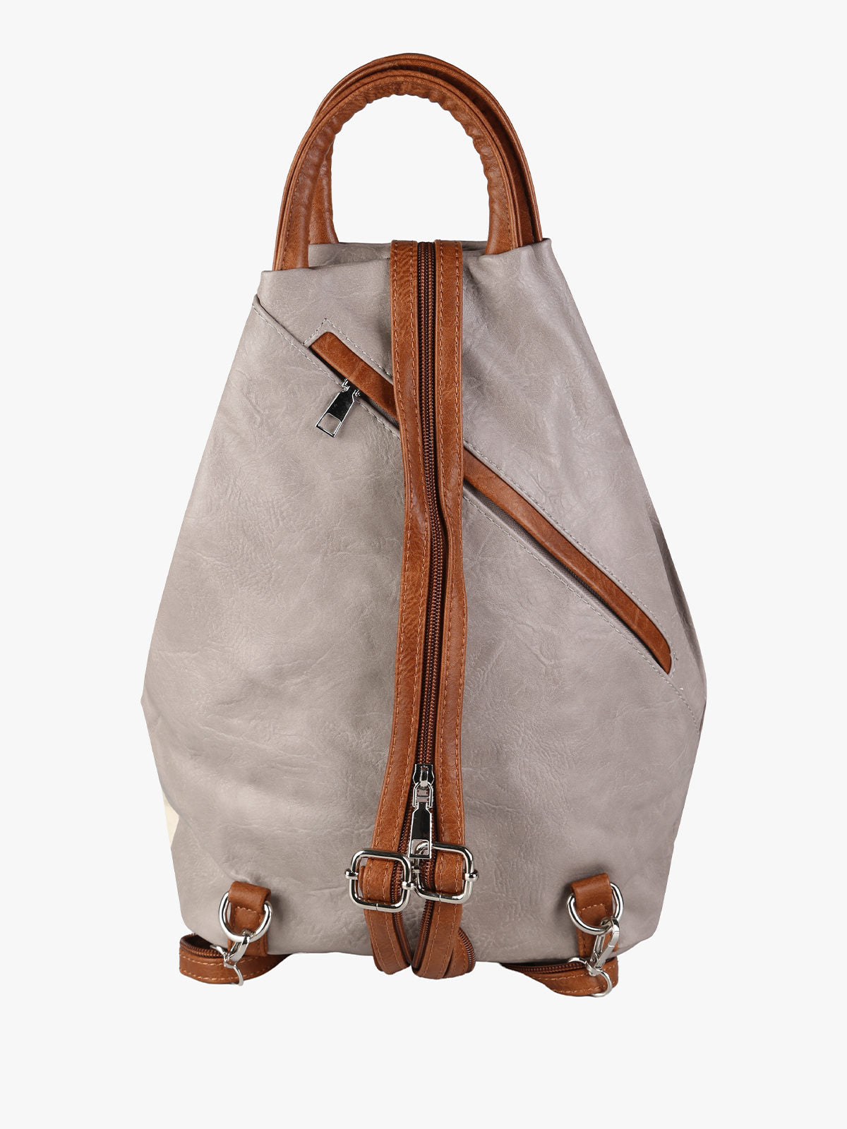 Zaino Donna Solada in Ecopelle Bicolore — Panna