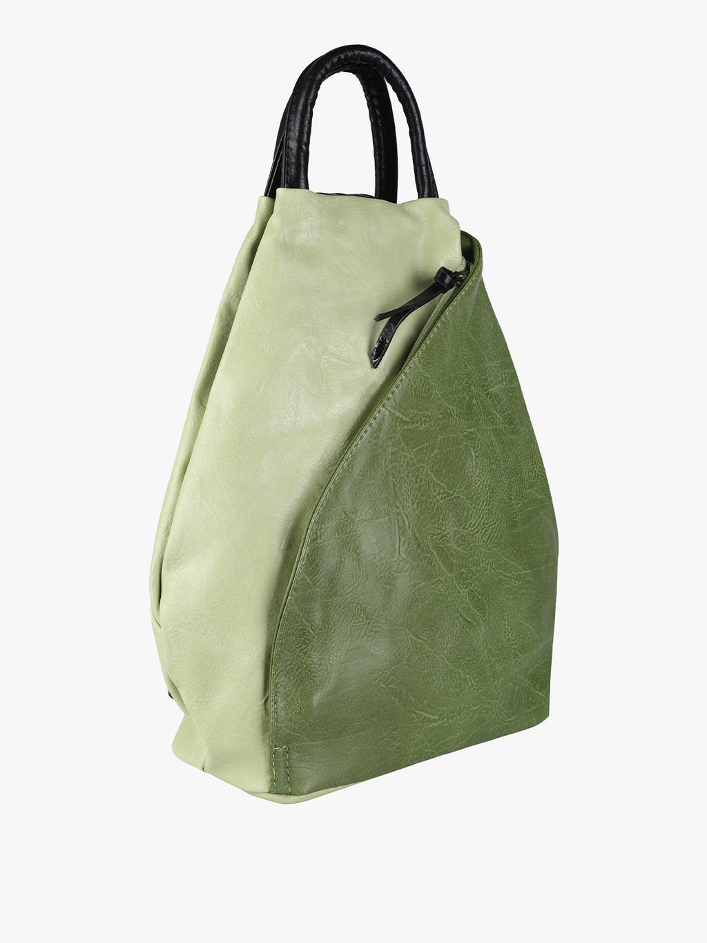Zaino Donna Solada in Ecopelle Bicolore — Verde