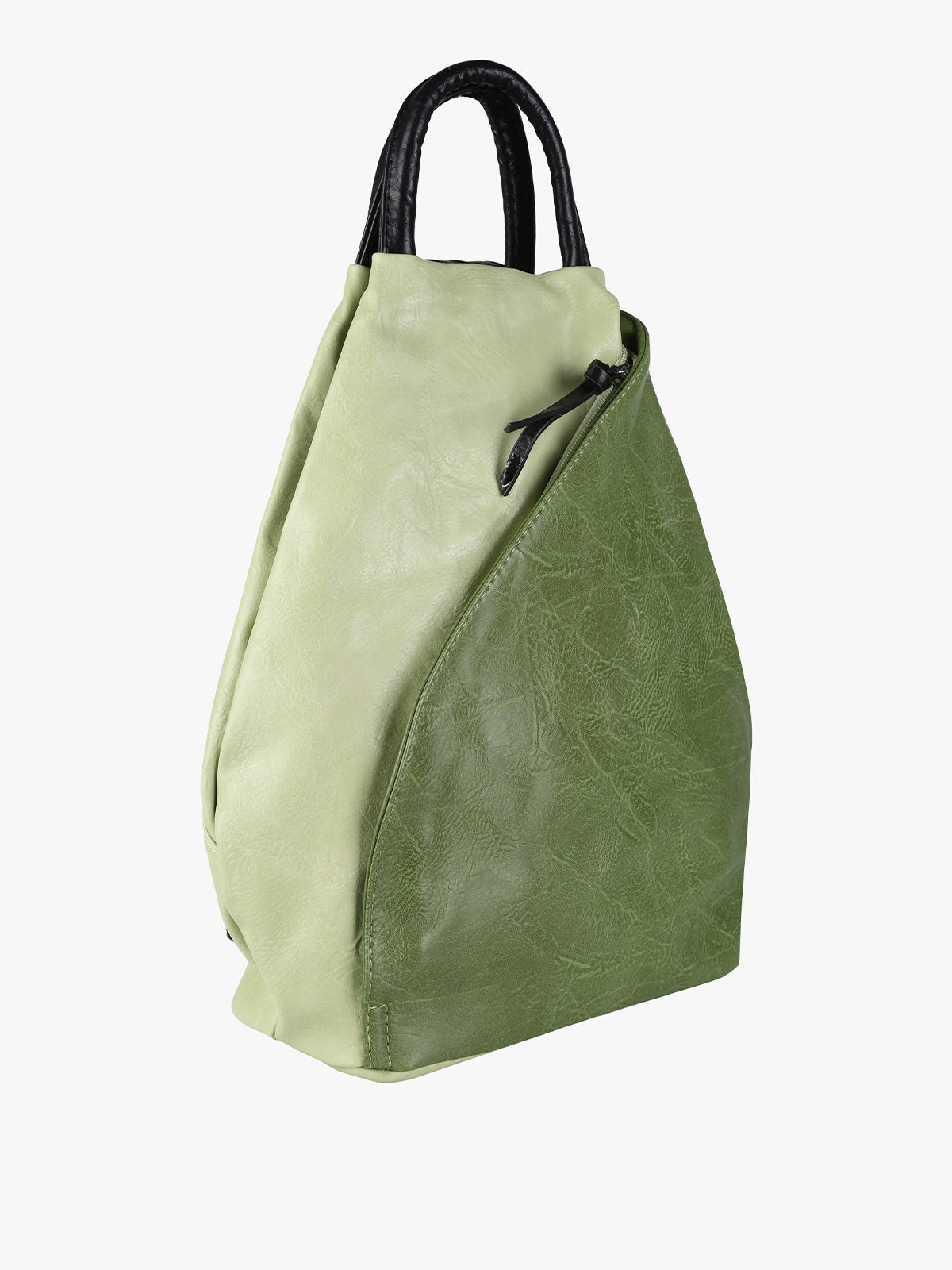 Zaino Donna Solada in Ecopelle Bicolore — Verde