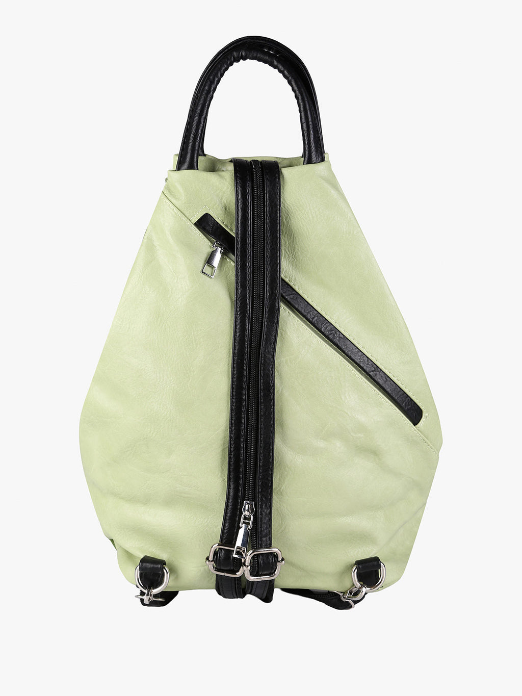 Zaino Donna Solada in Ecopelle Bicolore — Verde