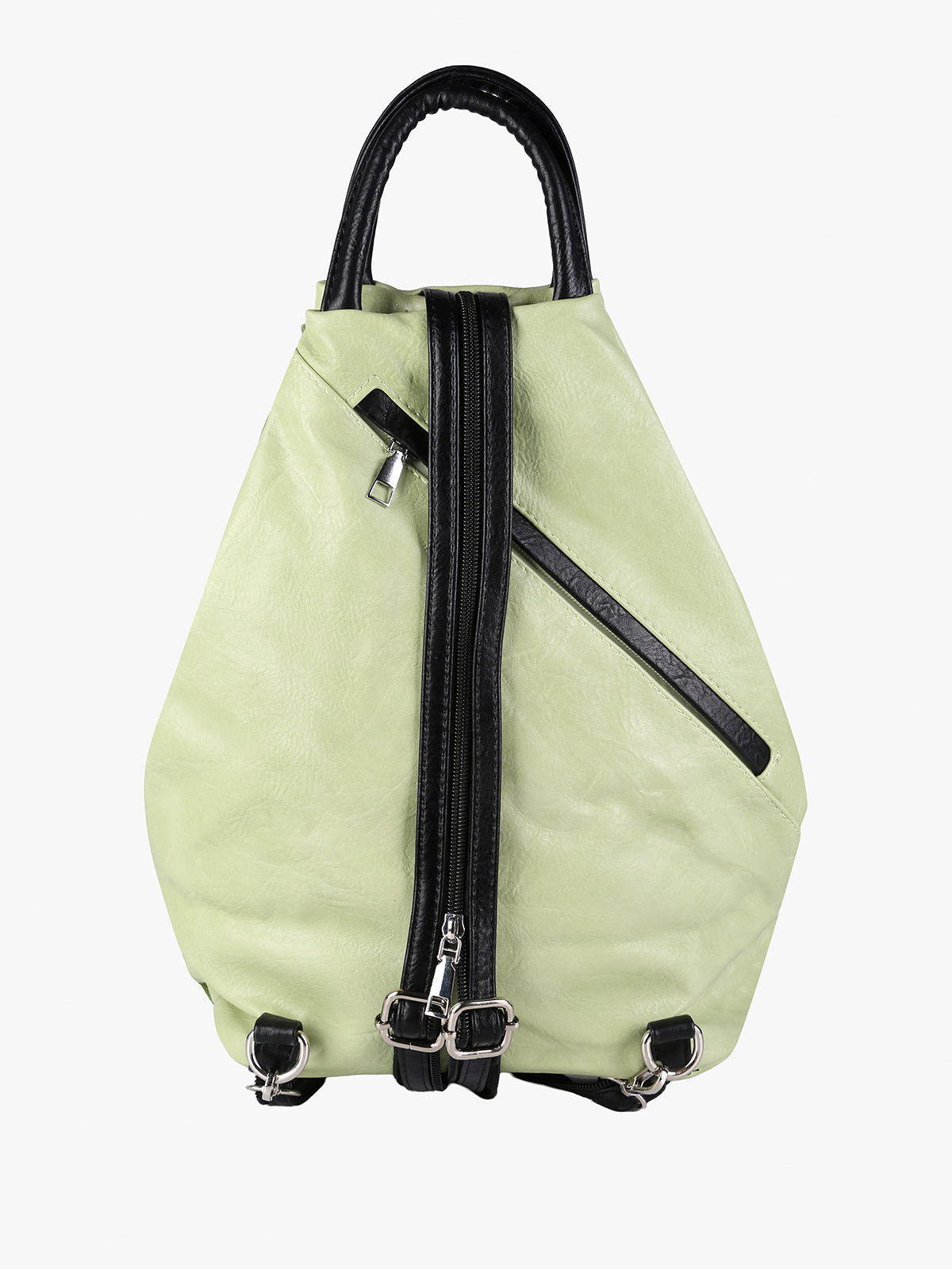 Zaino Donna Solada in Ecopelle Bicolore — Verde