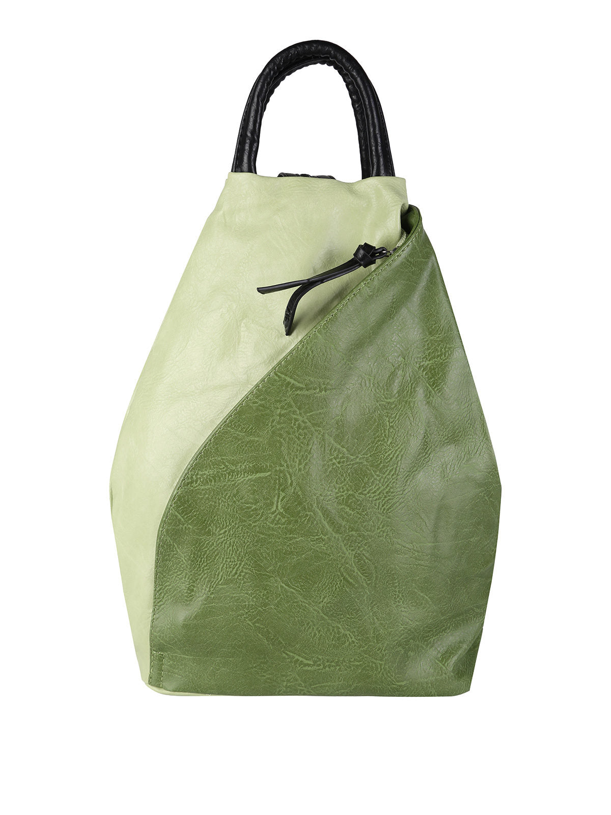 Zaino Donna Solada in Ecopelle Bicolore — Verde