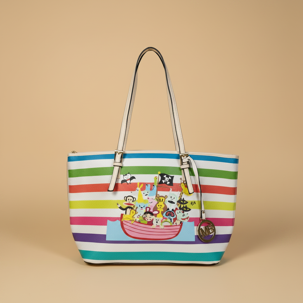 My Bags Tote Multicolor Cartoon 3D Render