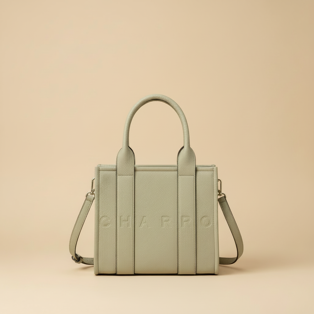 Borsa Charro Tote Pelle Martellata 3D Render