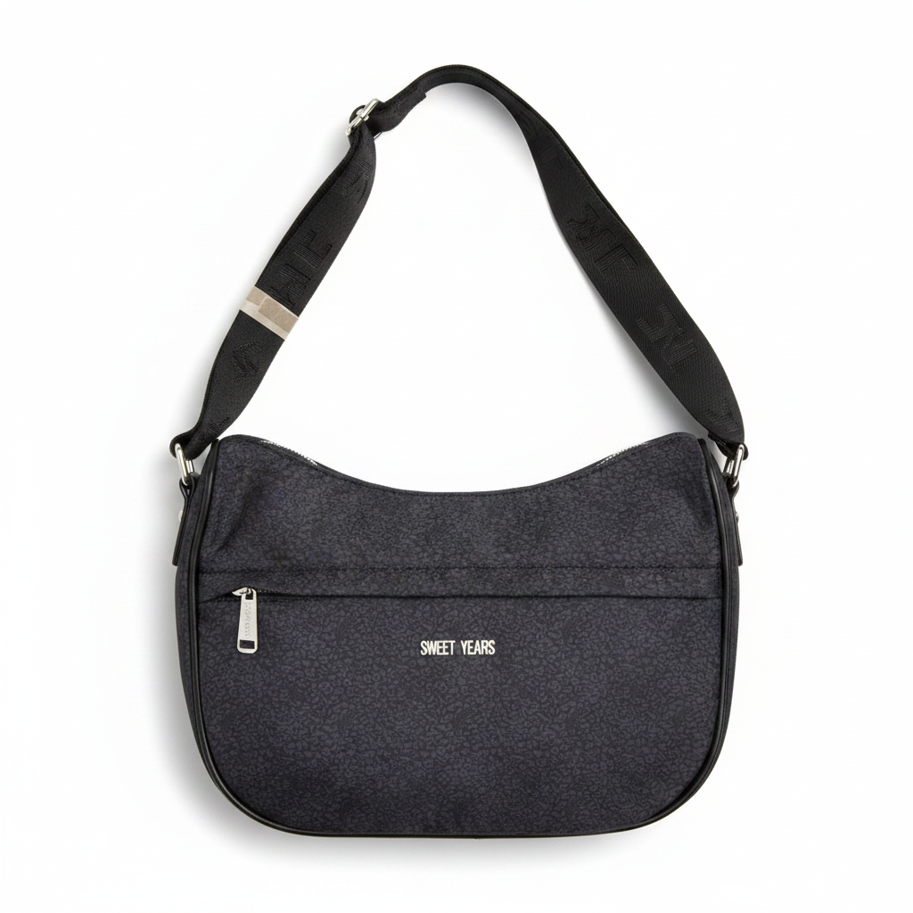 Borsa Sweet Years tracolla nera sfondo bianco