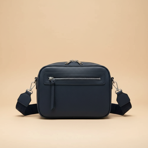 Borsa Tracolla 5 Zip - Blue Scuro