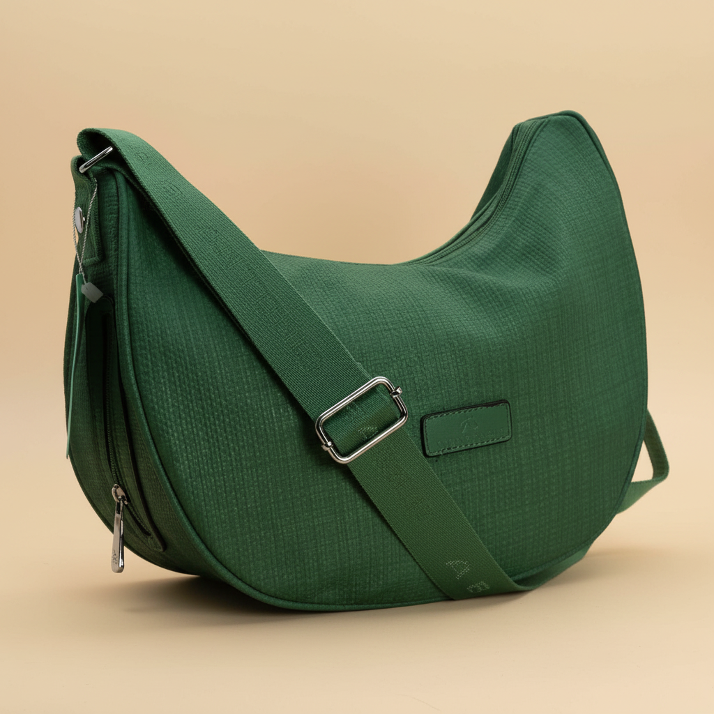 Coveri Borsa Mezzaluna Vintage - Verde
