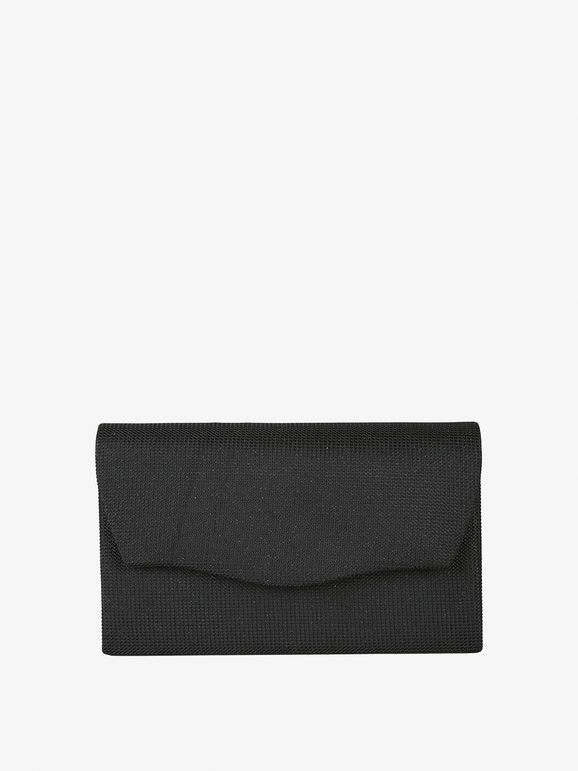 Pochette Elegante Solada con Brillantini — Nero