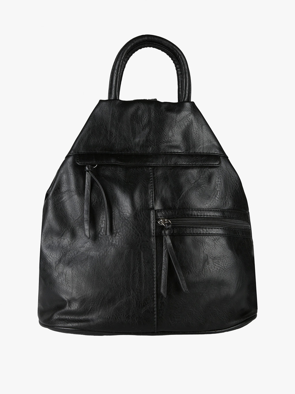 Solada Zaino Donna in Ecopelle Bicolore Nero - ITALIAACTION