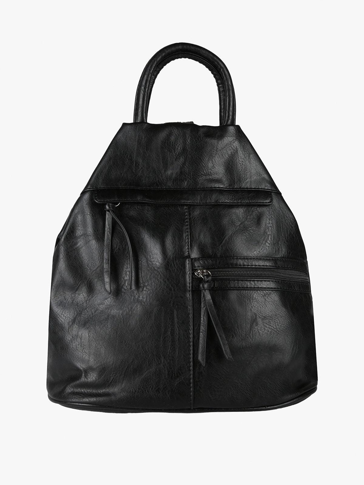 Solada Zaino Donna in Ecopelle Bicolore Nero - ITALIAACTION