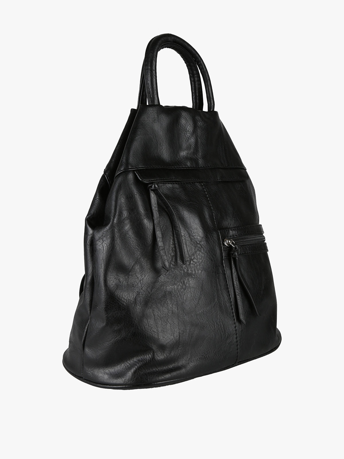 Solada Zaino Donna in Ecopelle Bicolore Nero - ITALIAACTION