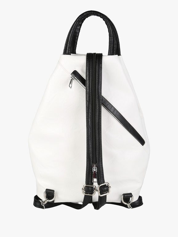 Zaino Donna Solada in Ecopelle — Bianco Modello 2