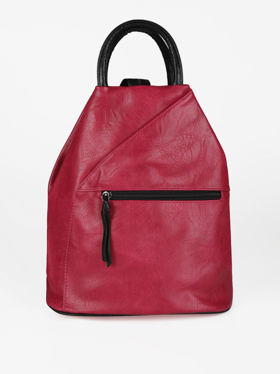 Solada Zaino Donna Tinta Unita in Ecopelle – 4 Colori Vivaci