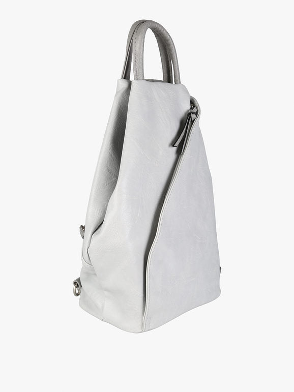 Zaino Donna Solada in Ecopelle — Grigio Chiaro