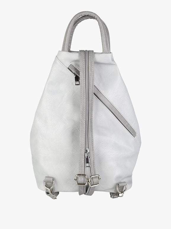 Zaino Donna Solada in Ecopelle — Grigio Chiaro